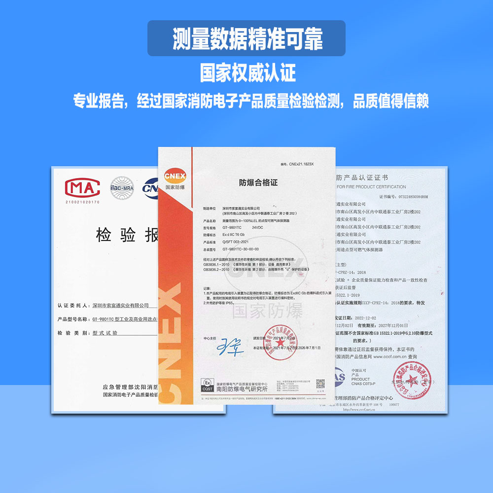 GT-9801TB/SST-9801B煤油氣體報(bào)警器(圖3)